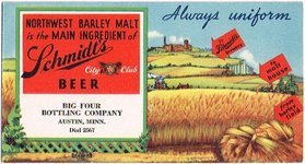 Schmidt's City Club Beer 