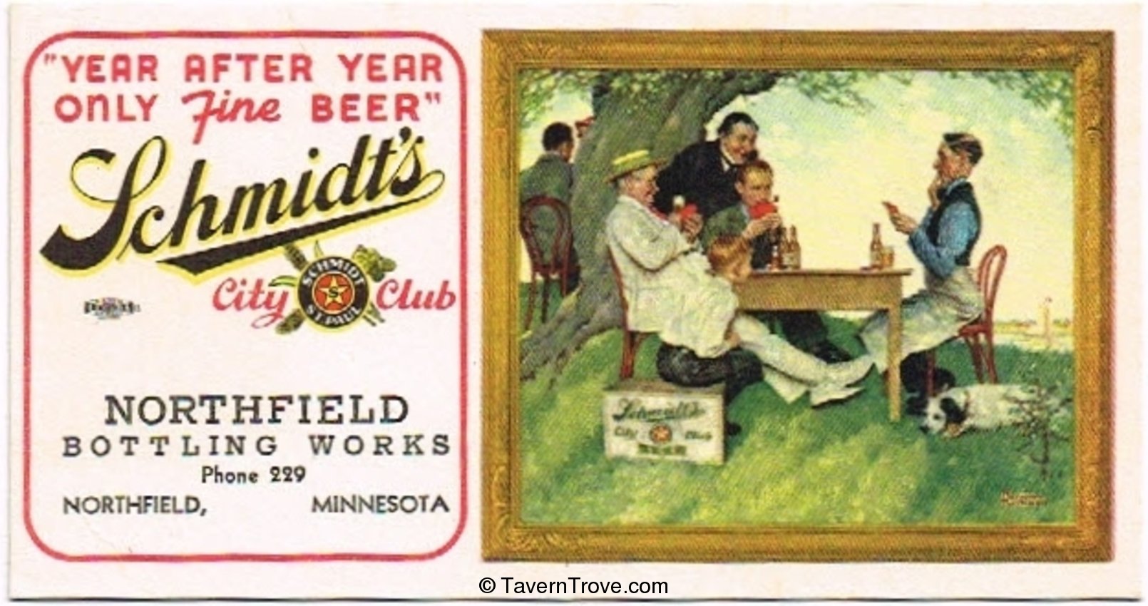 Schmidt's City Club Beer 