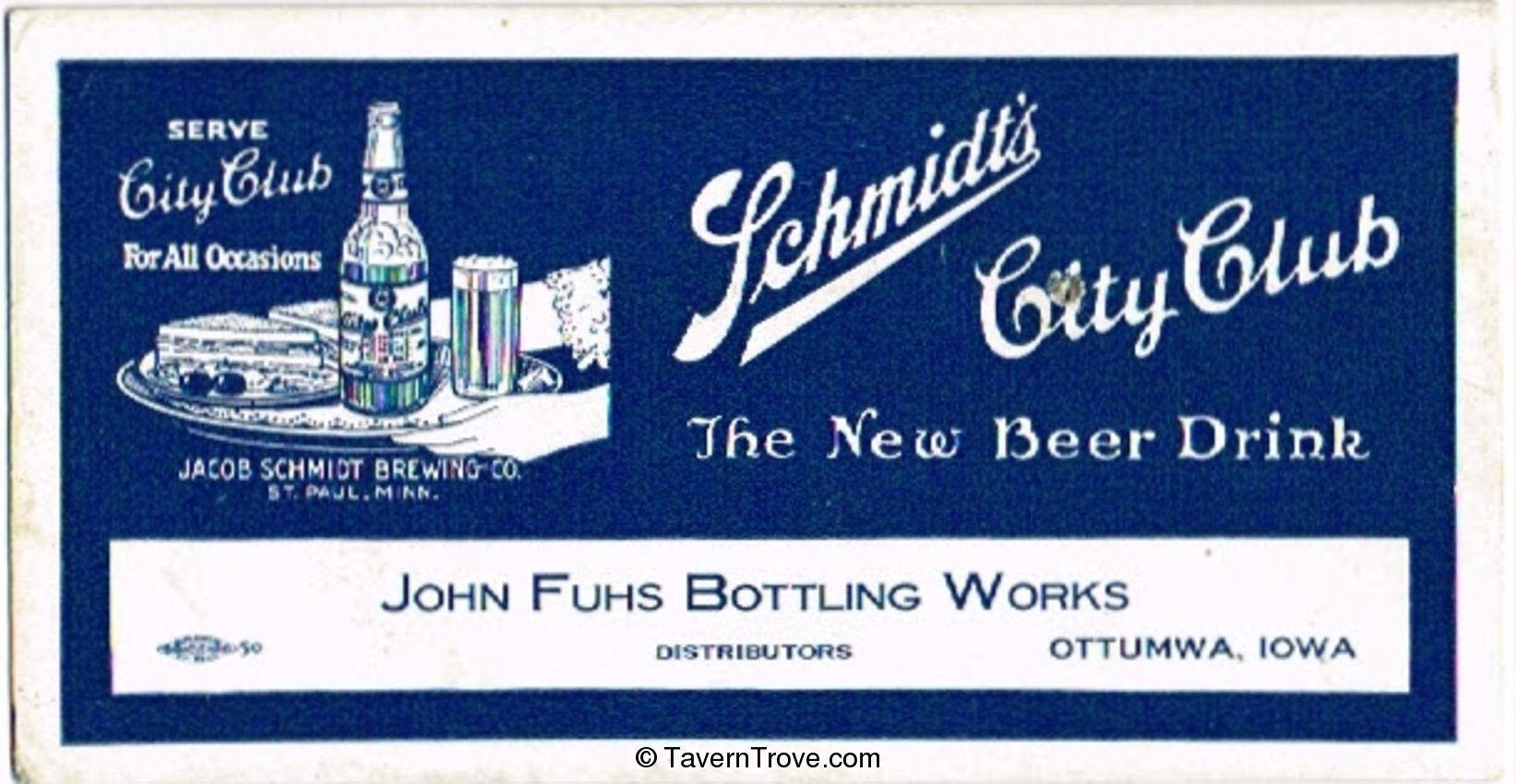 Schmidt's City Club Beer 