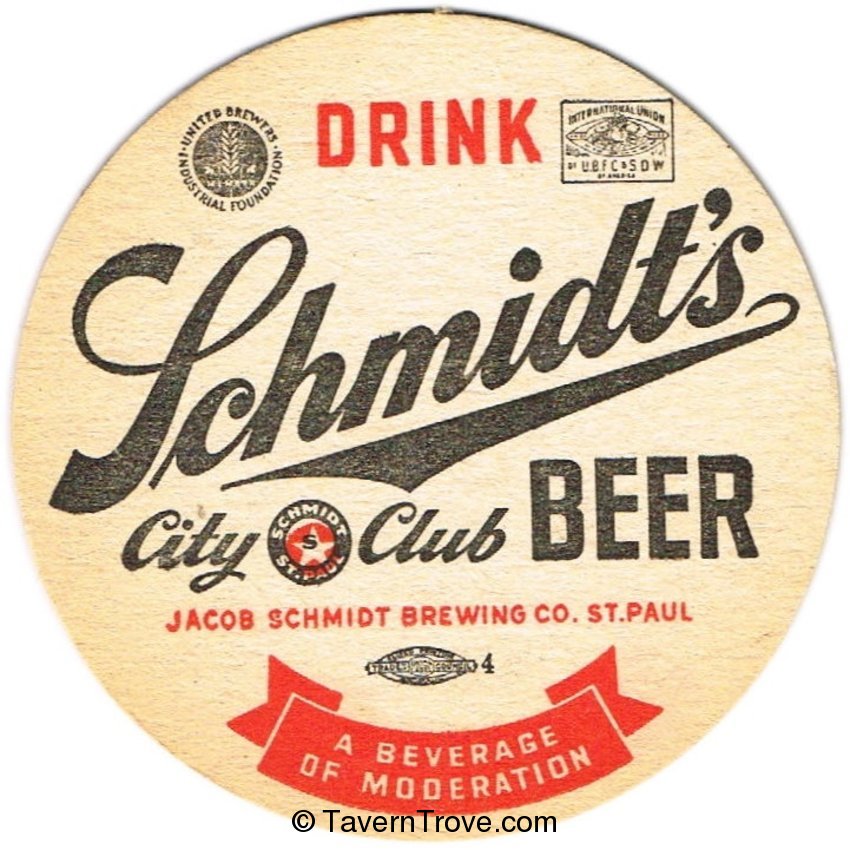 Schmidt's City Club Beer