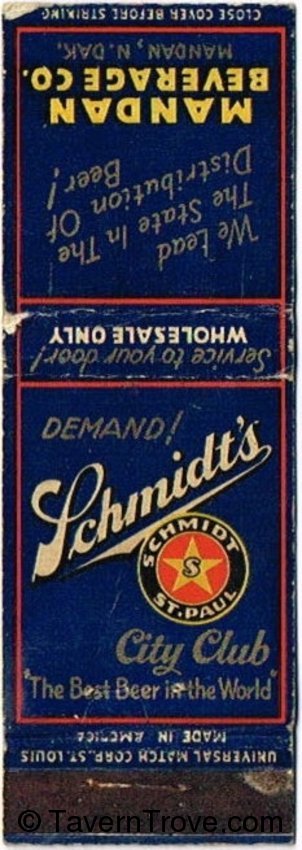 Schmidt's City Club Beer