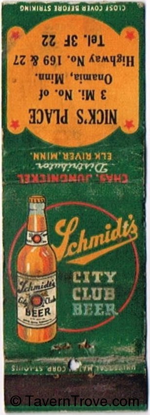 Schmidt's City Club Beer