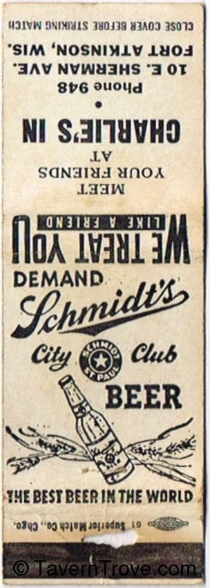 Schmidt's City Club Beer