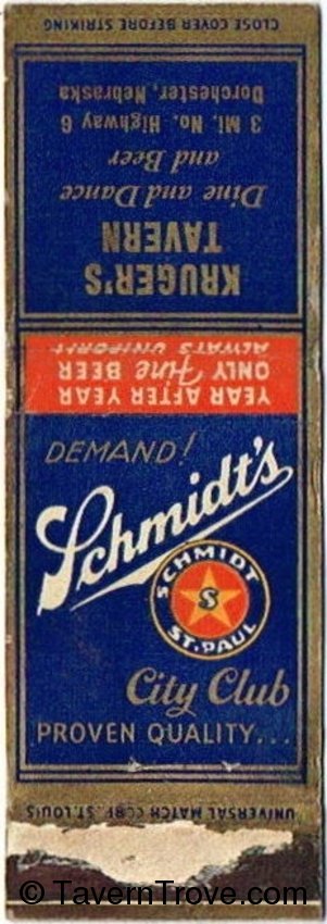 Schmidt's City Club Beer