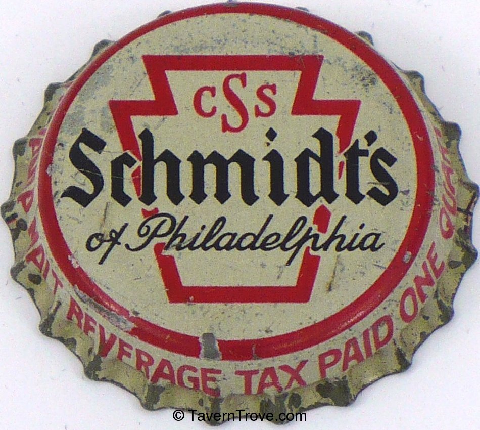 Schmidt's Of Philadelphia Beer ~PA Tax