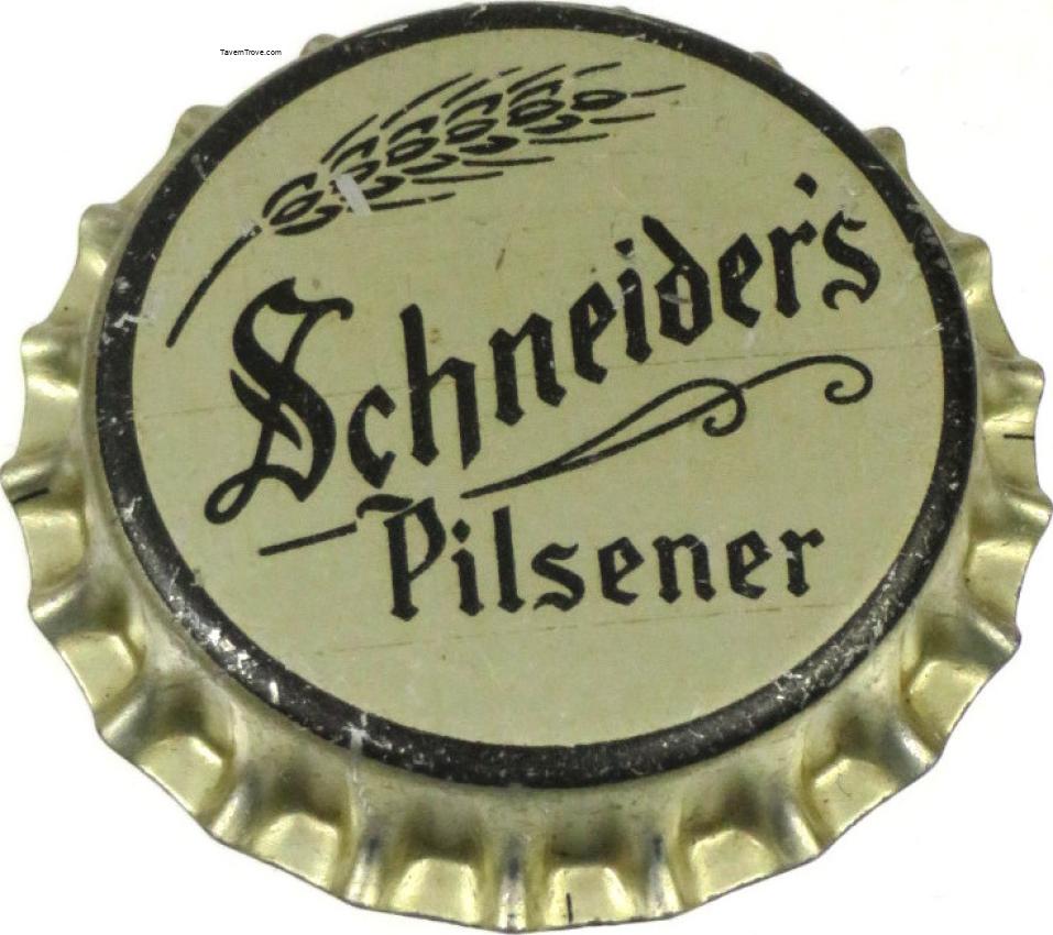 Schneider's Pilsener Beer (metallic silver)