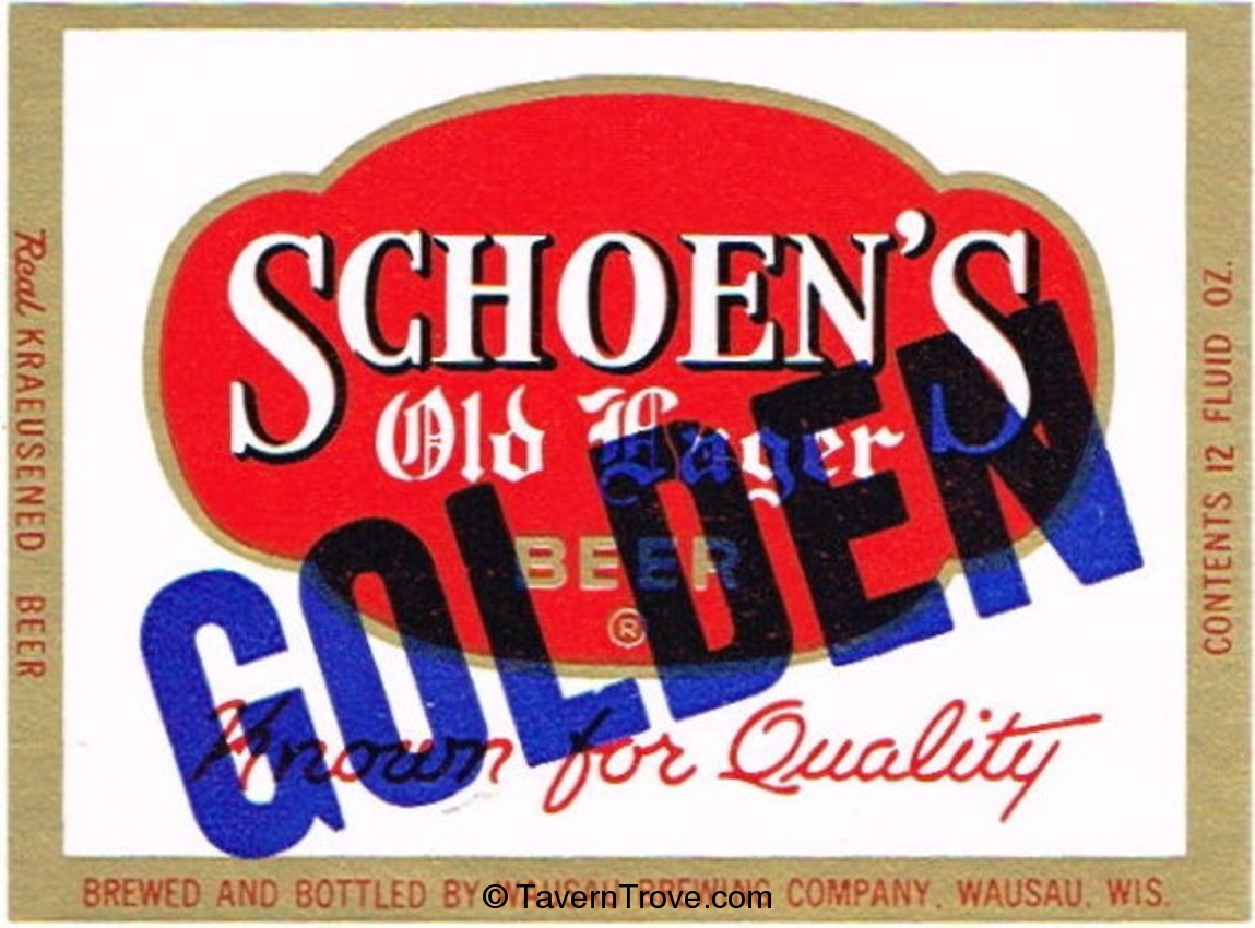 Schoen's Golden Old Lager Beer