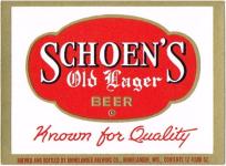 Schoen's Old Lager Beer