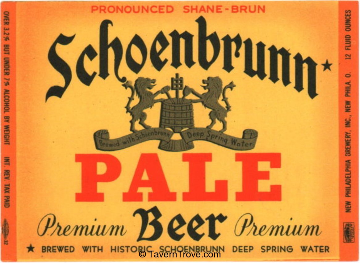 Schoenbrunn Pale Beer