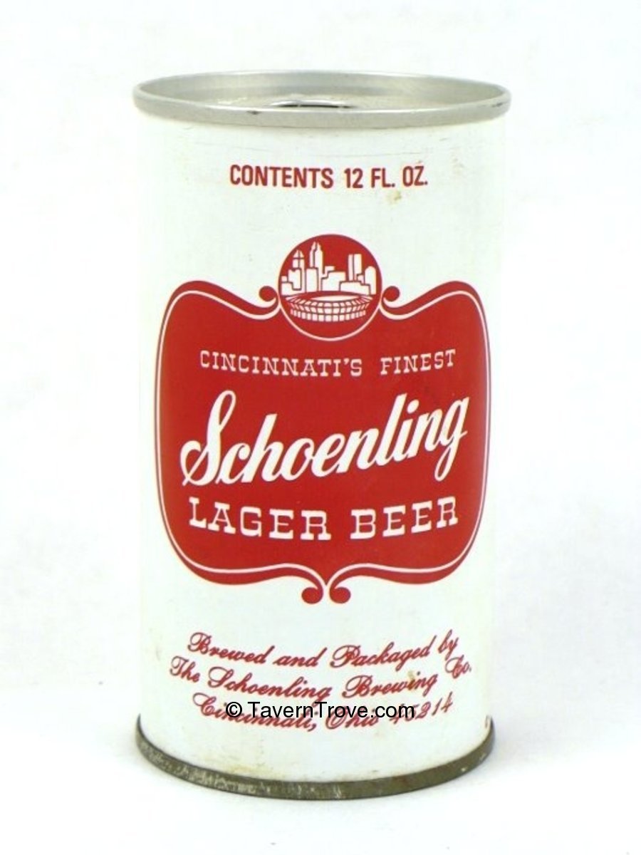 Item 1371 1975 Schoenling Lager Beer Tab Top Can T12326