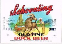 Schoenling Old Time  Bock Beer
