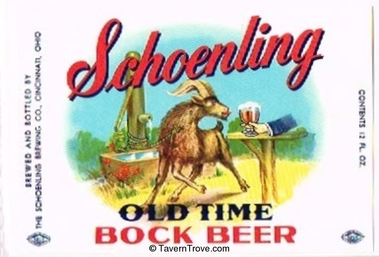 Schoenling Old Time  Bock Beer