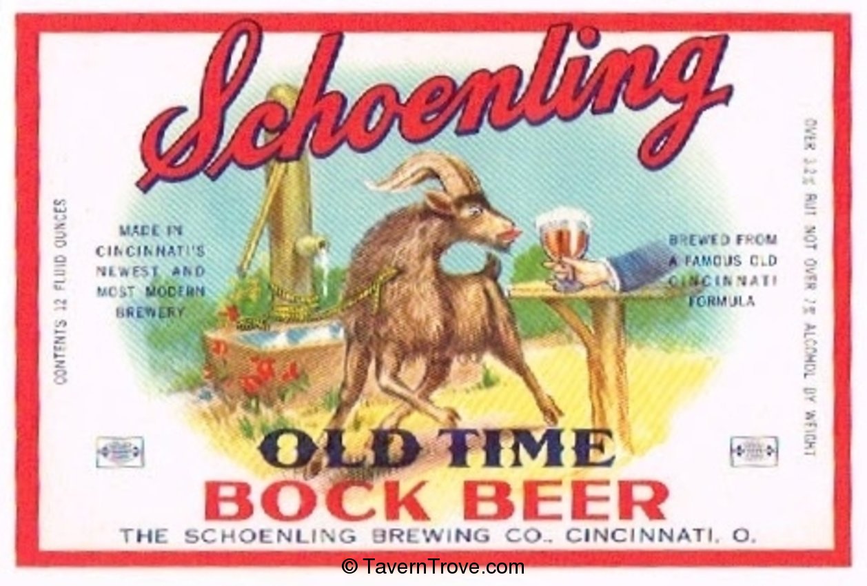 Schoenling Old Time Bock Beer