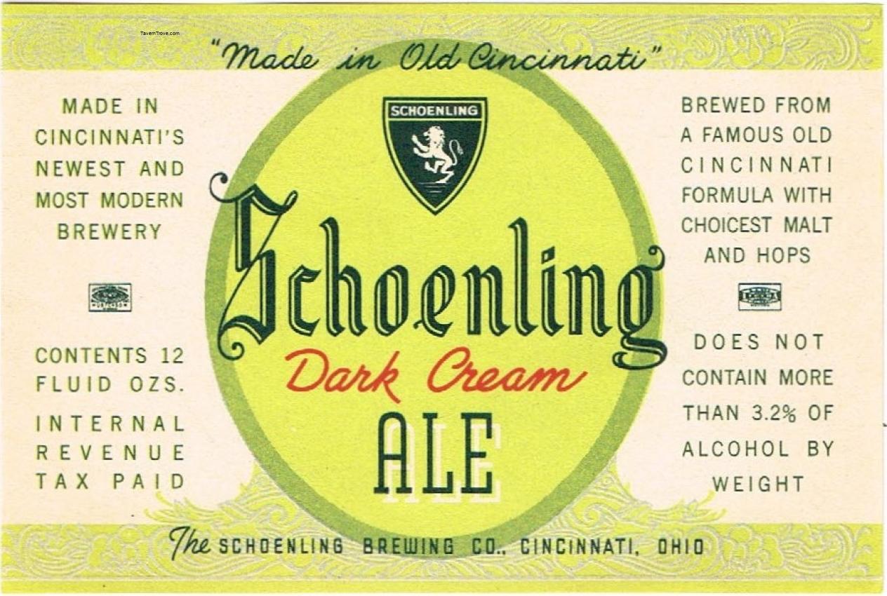 Schoenling Dark Cream Ale