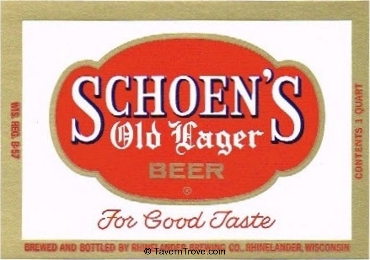 Schoen's Old Lager Beer