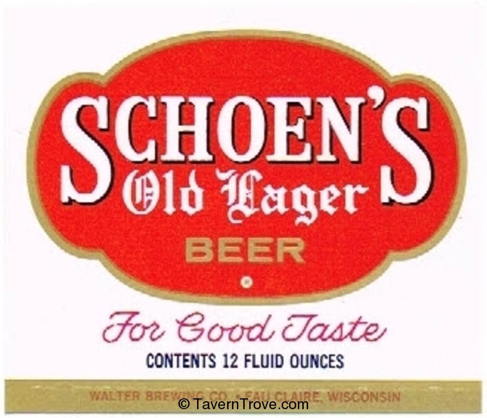 Schoen's Old Lager Beer 