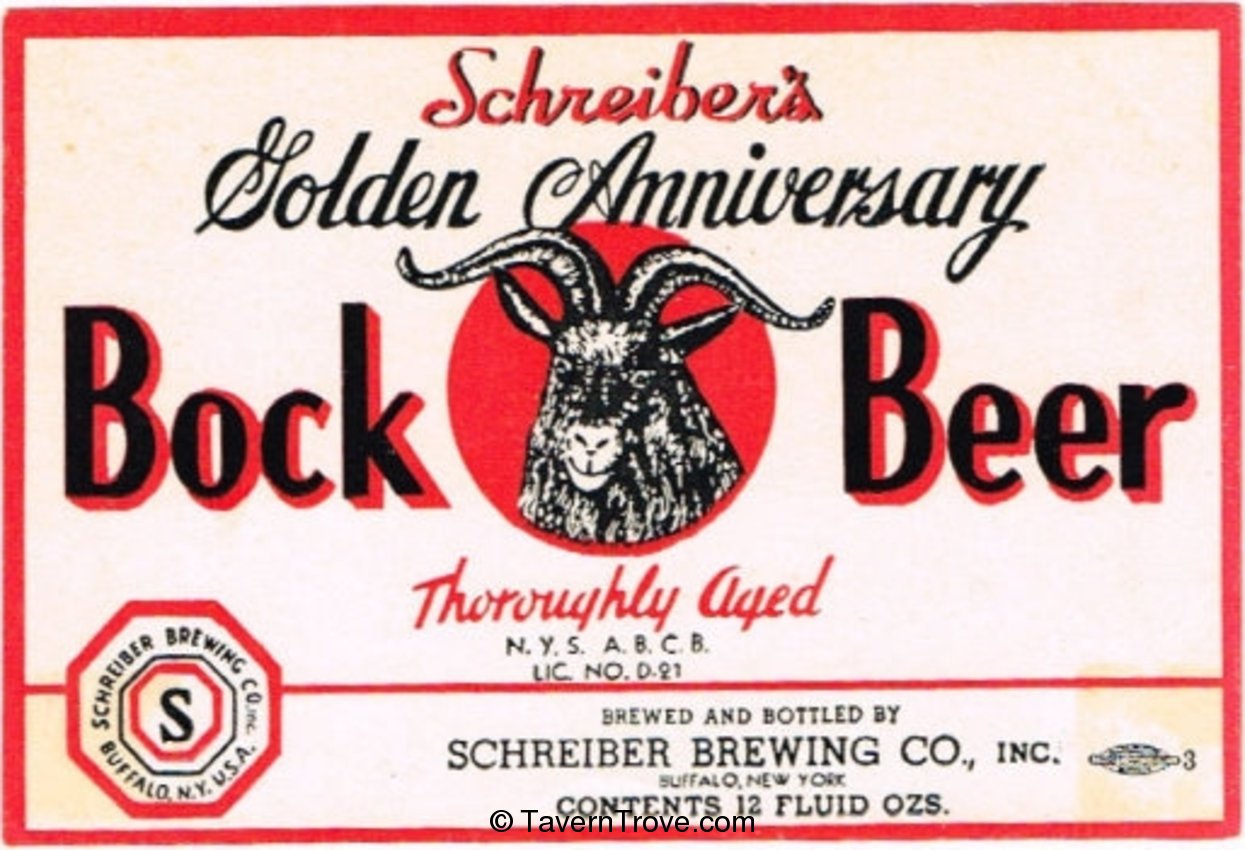 Schreiber's Golden Anniversary Bock Beer