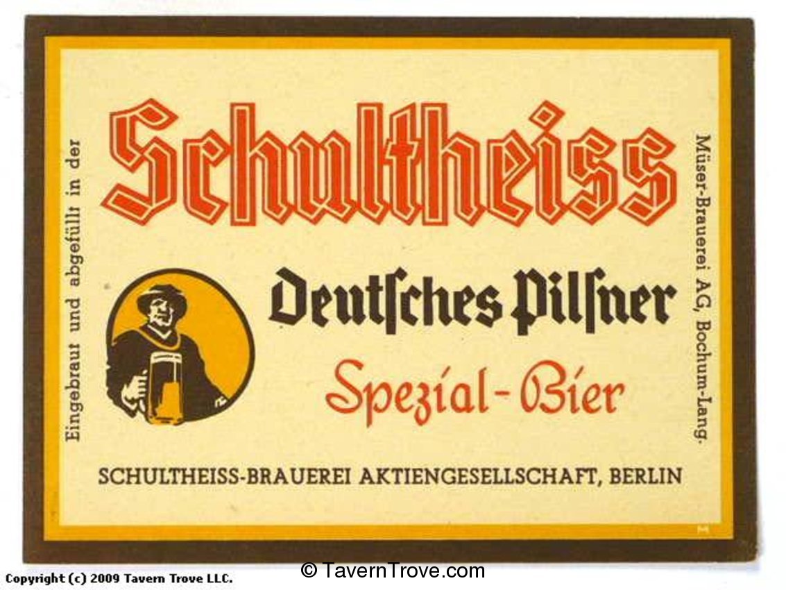 Schultheiss Deutsches Pilsner