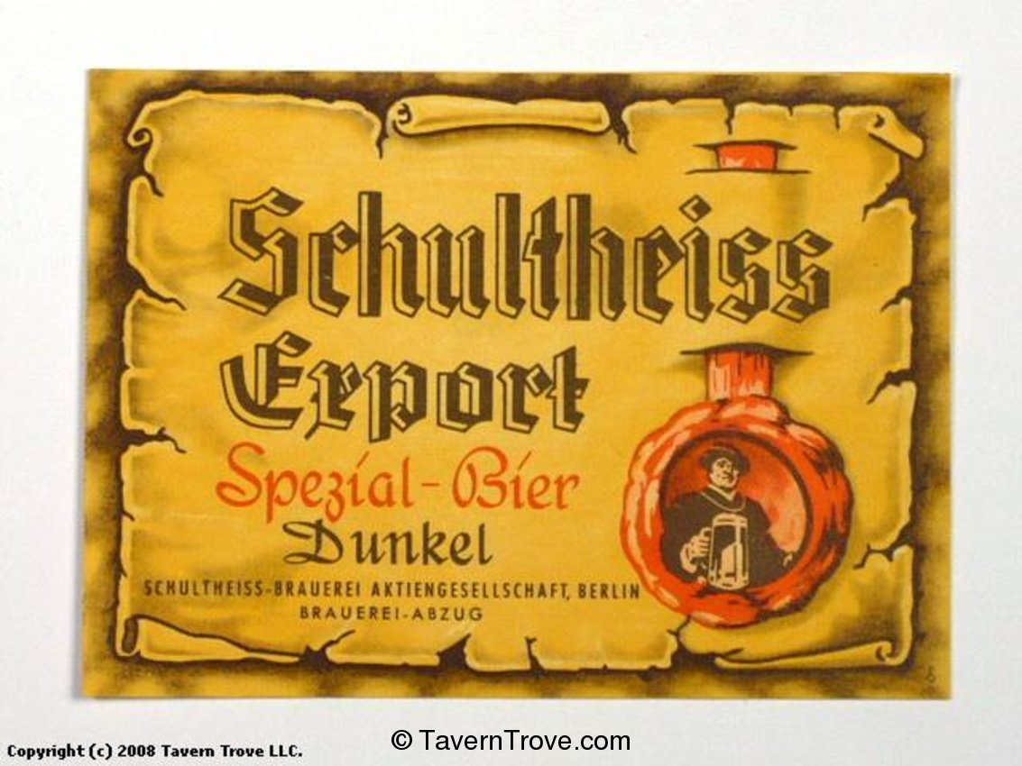 Schultheiss Export Dunkel Bier