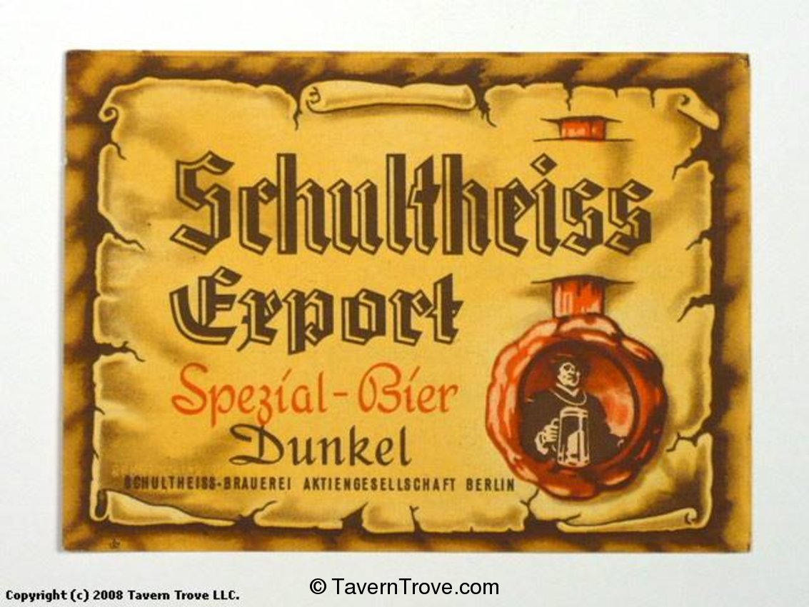 Schultheiss Export Dunkel Bier