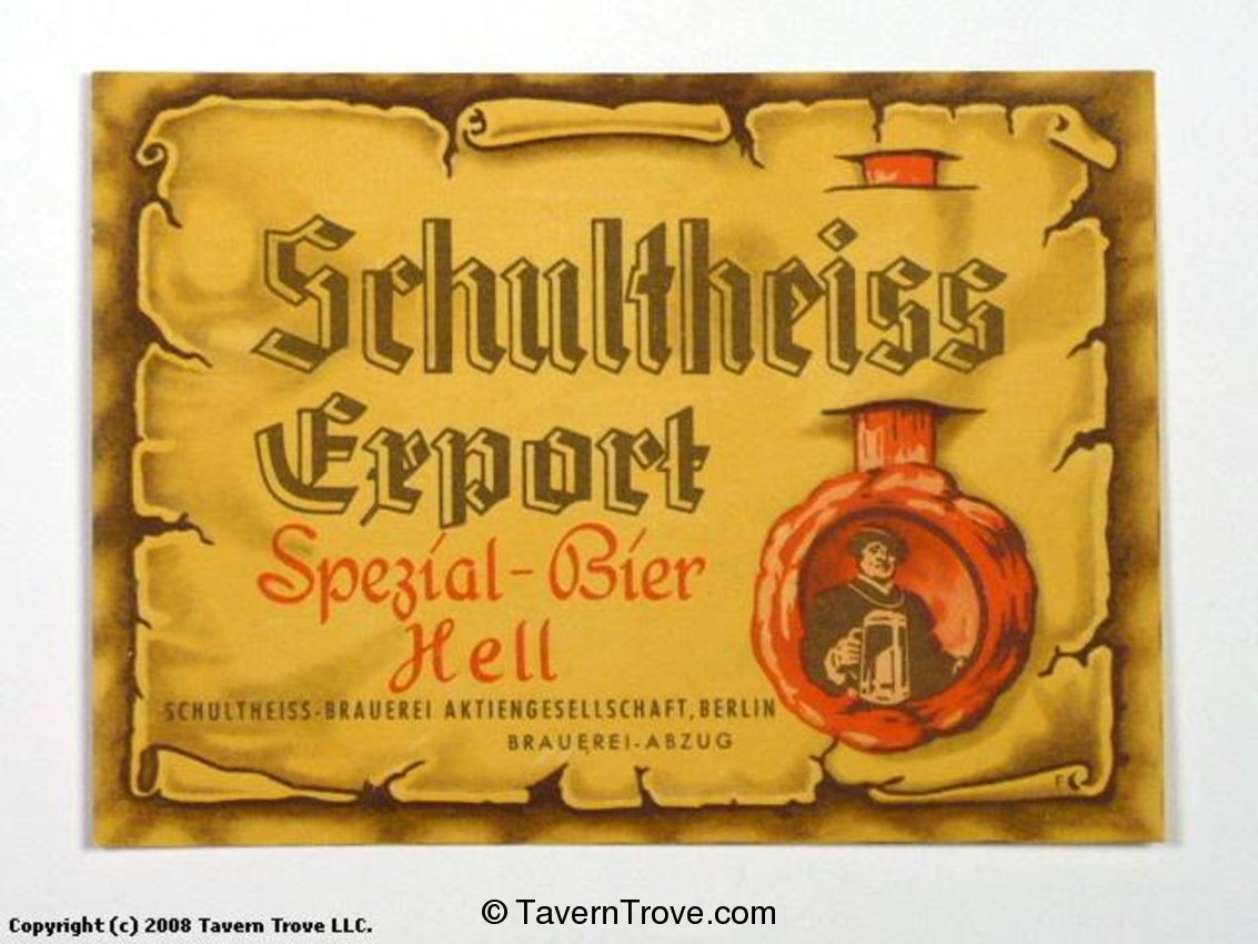 Schultheiss Export Hell Bier