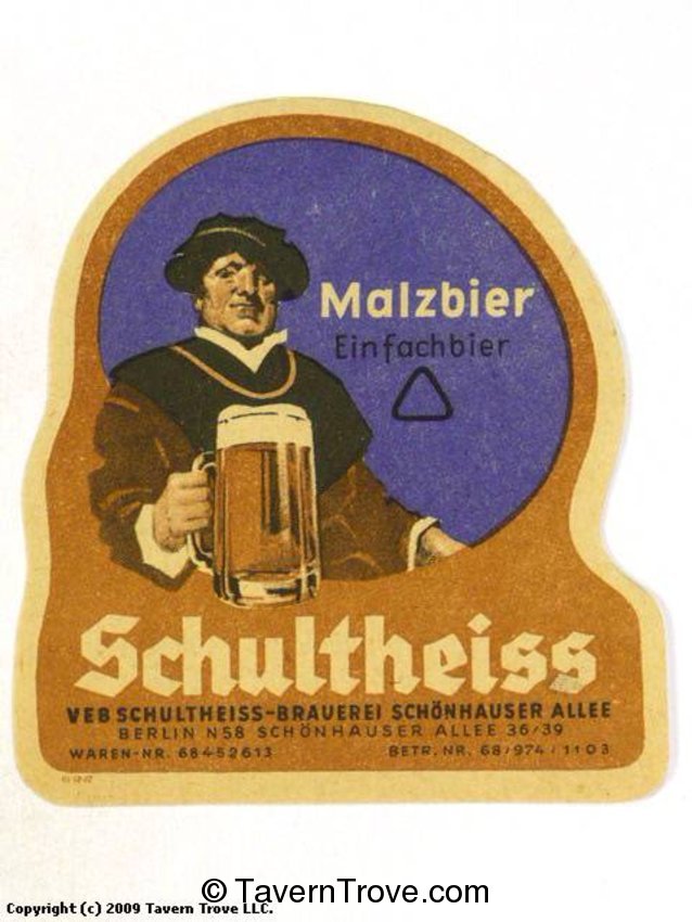 Schultheiss Malzbier