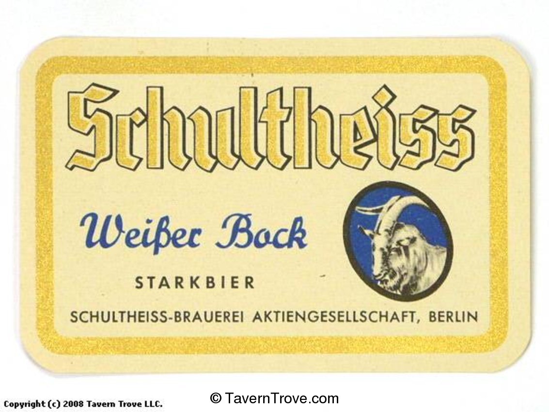 Schultheiss Weizer Bock Starkbier