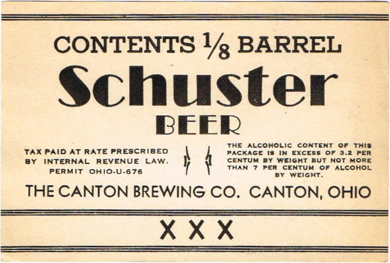 Schuster Beer XXX