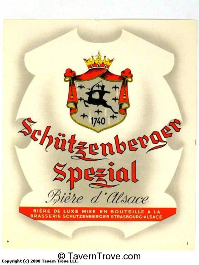 Schützenberger Spezial Bière