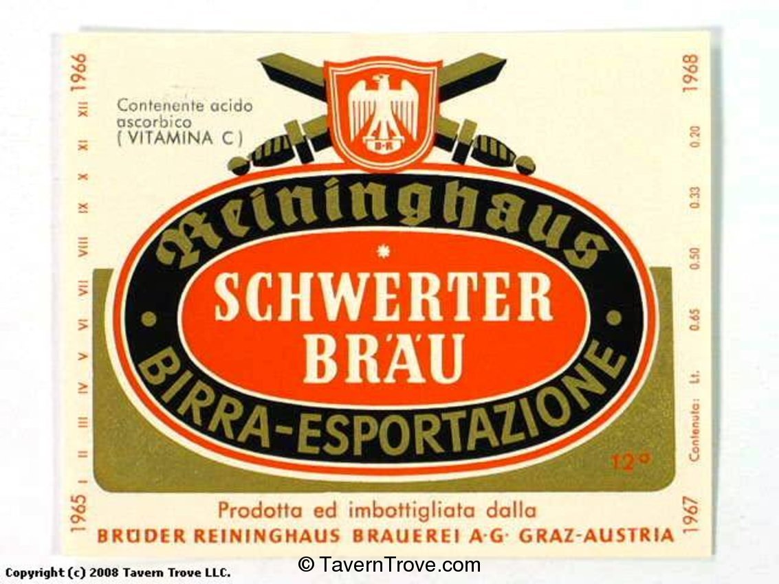Schwerter Bräu Birra Exportazione