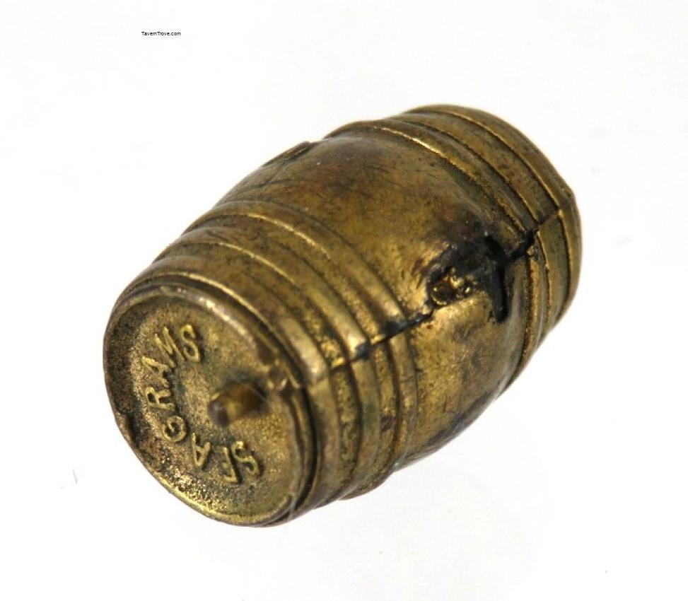 Seagrams Ancient Bottle Gin Barrel Plastic Charm
