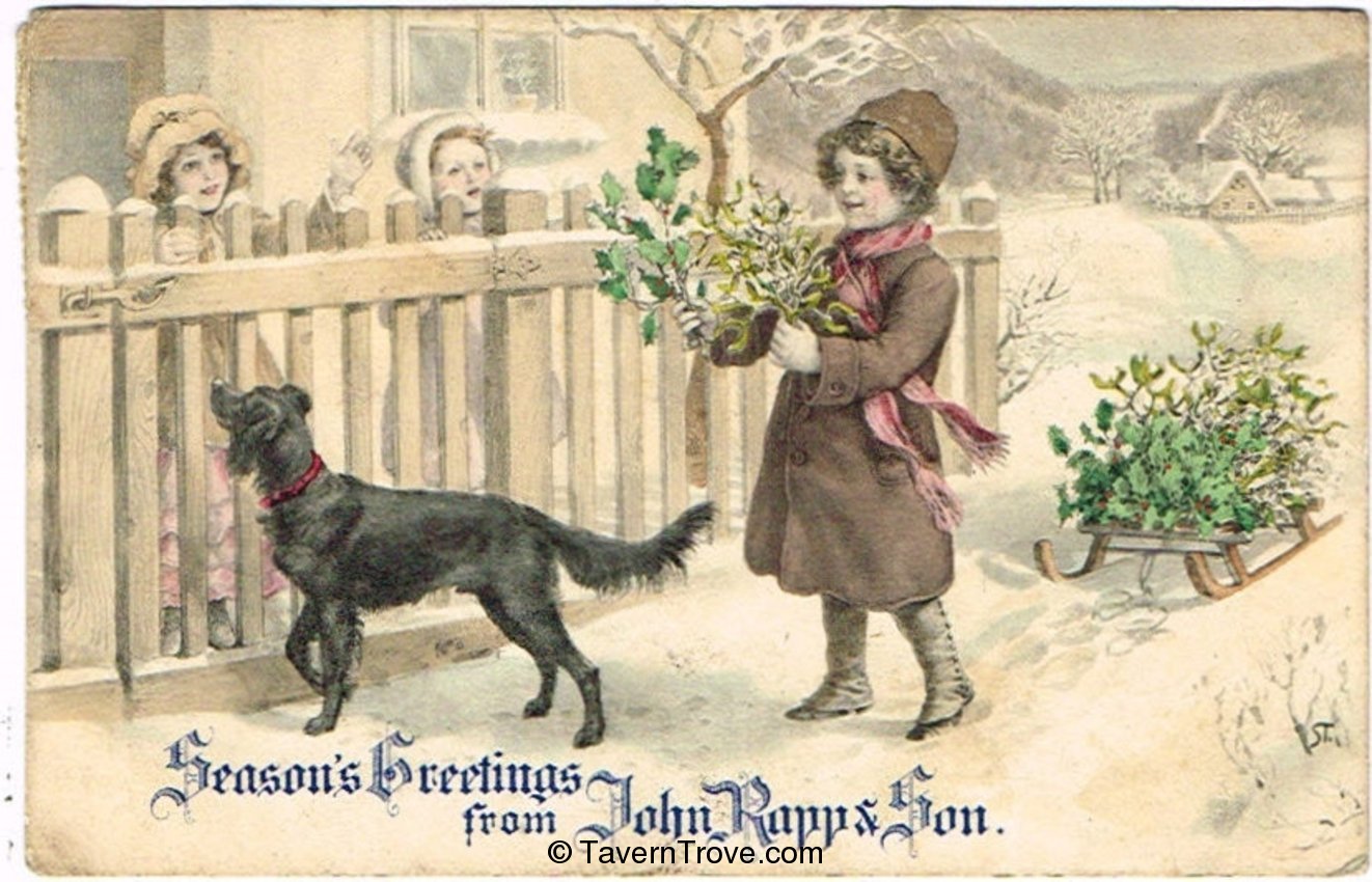 Season's Greetings From John Rapp & Son