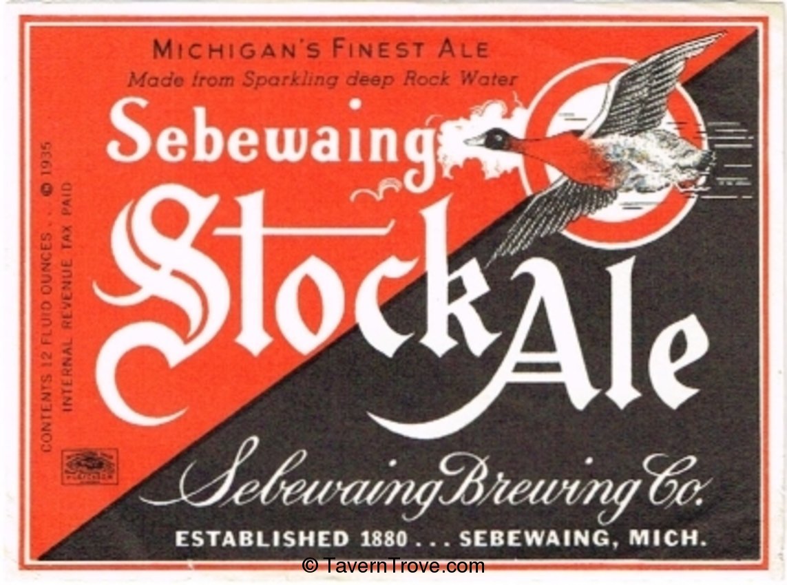 Sebewaing Stock Ale 