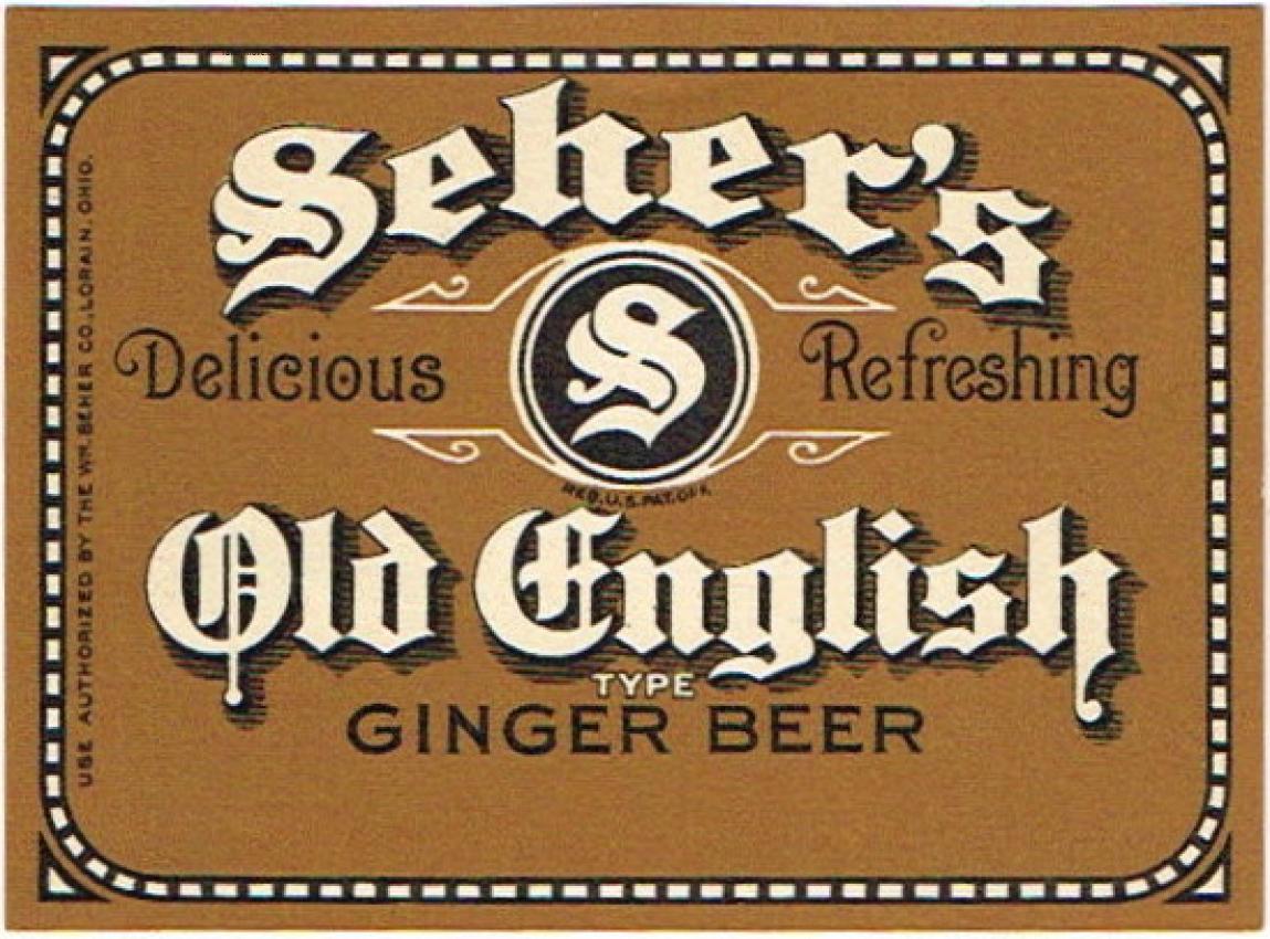 Seher's Old English Ginger Beer Lorain Ohio