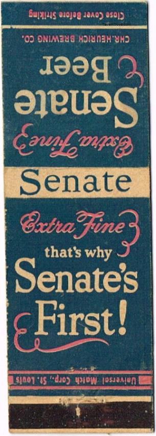 Senate Beer/Ale Dupe