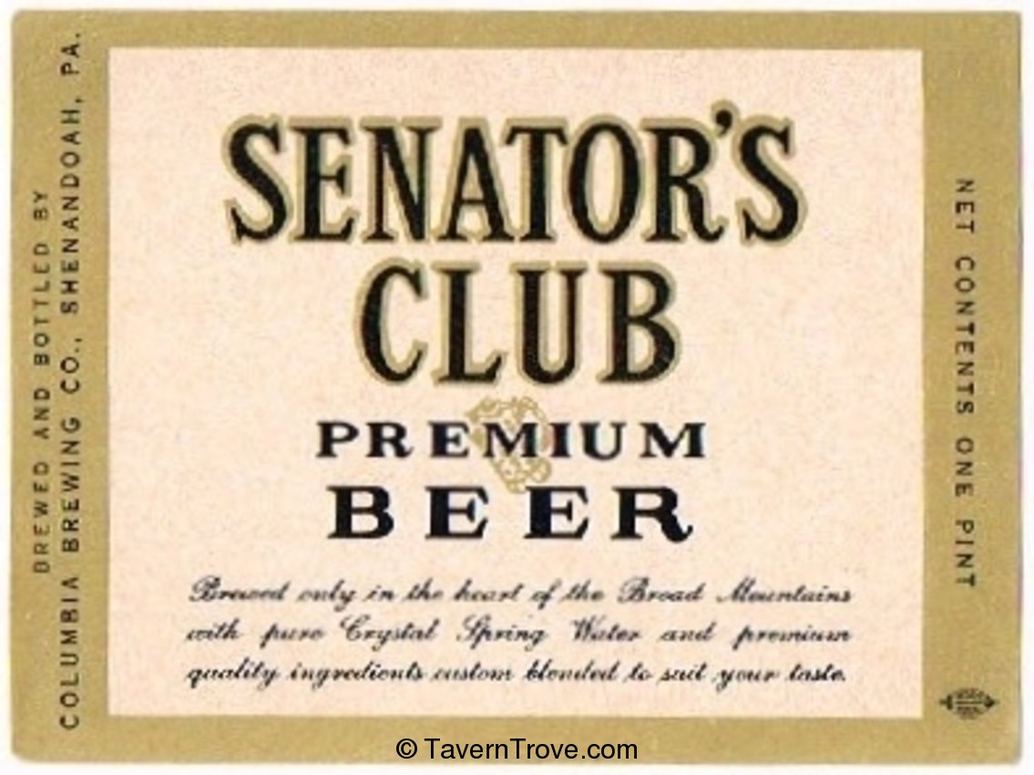 Senator's Club Beer