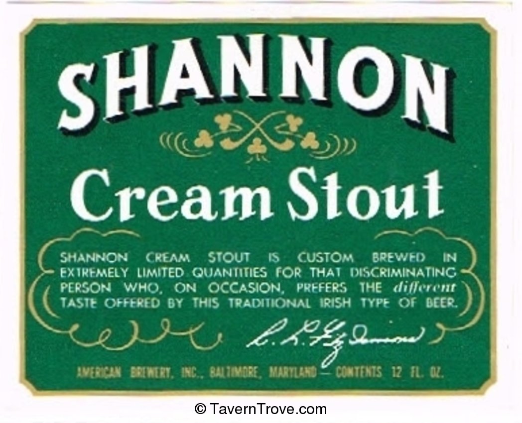 Shannon Cream Stout 