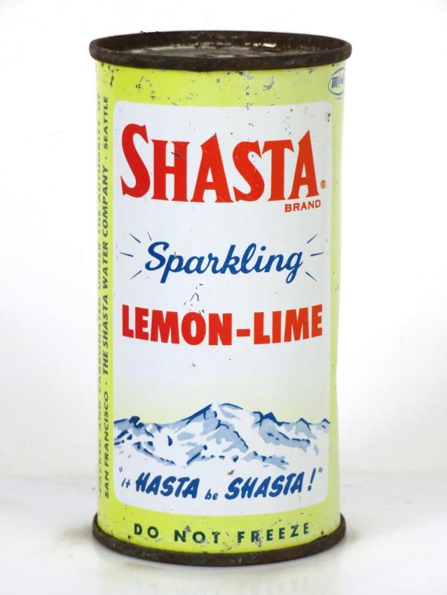Shasta Sparkling Lemon Lime Soda San Francisco-Seattle
