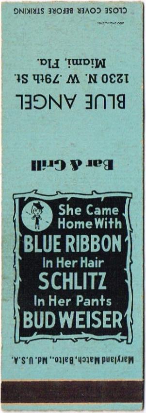 Blue Ribbon In Her Hair