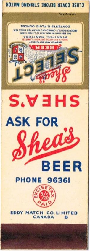 Shea's Select Beer