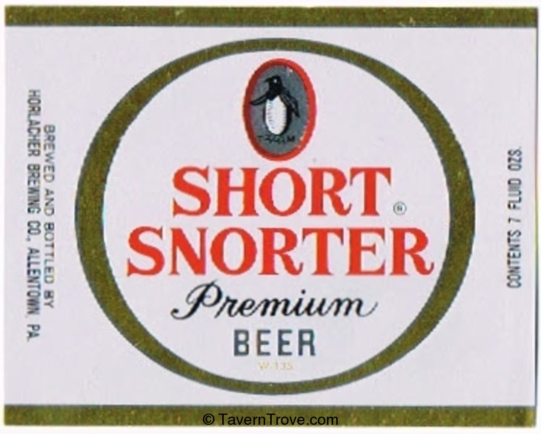 Short Snorter Premium Beer 