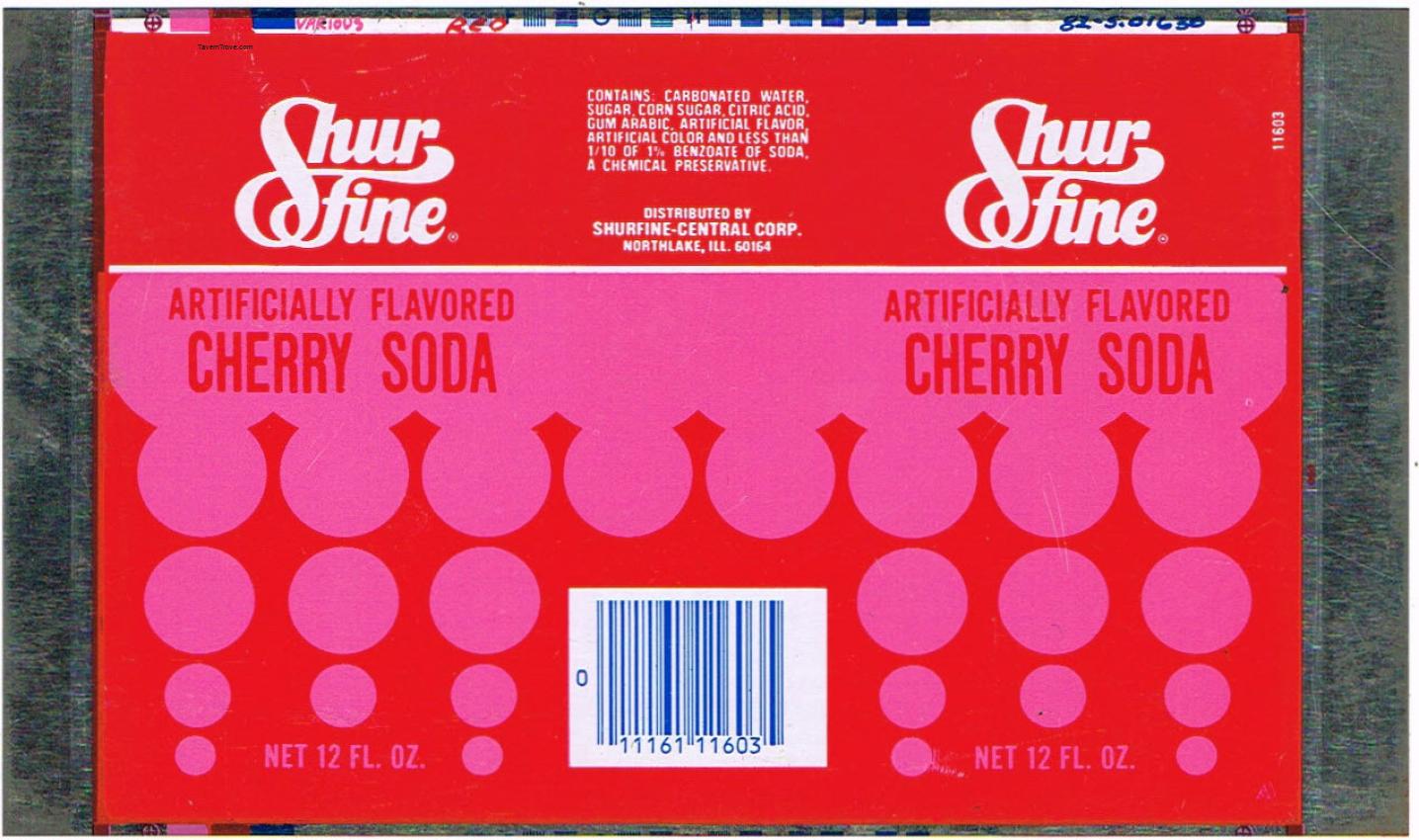 Shur Fine Cherry Soda (sheet)