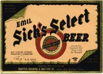Sick's Select Beer