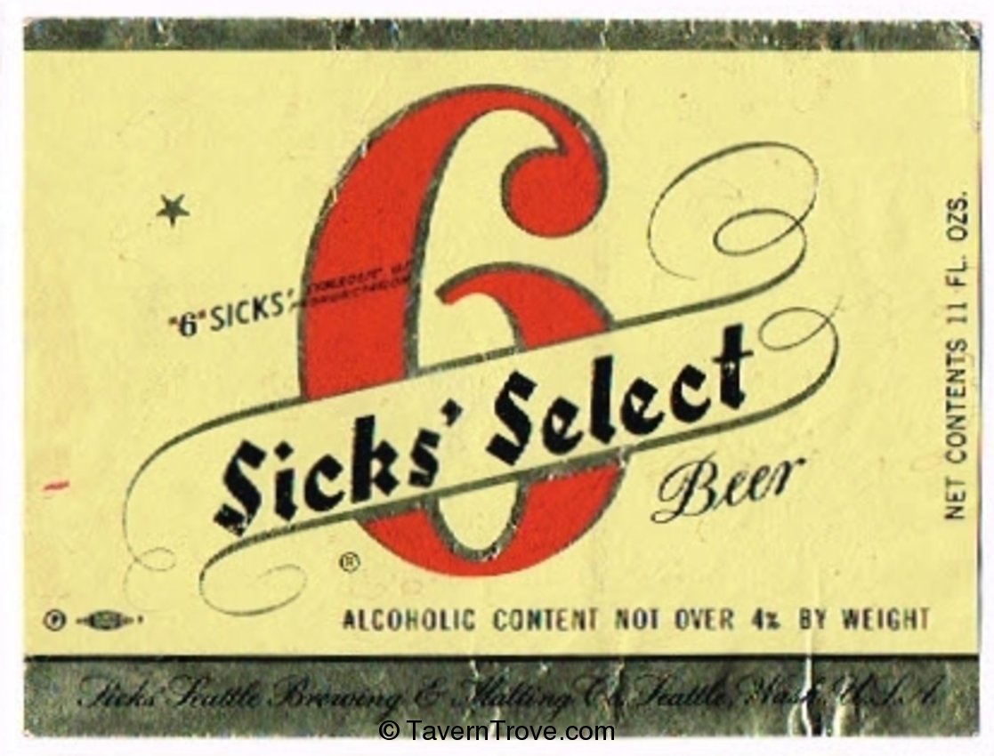 Sicks's Select Beer
