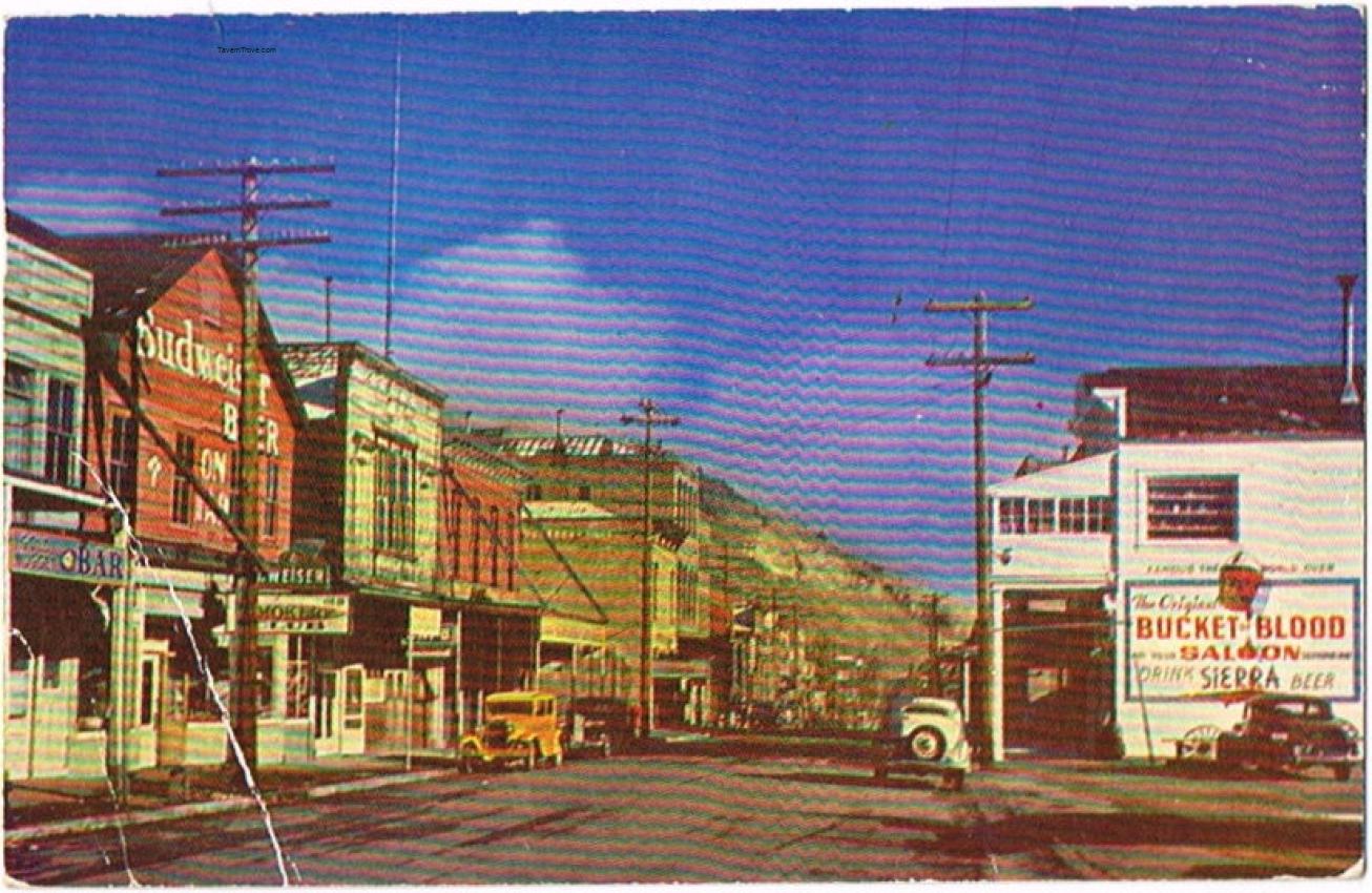 Sierra & Budweiser Beer Signs, Bucket of Blood Saloon
