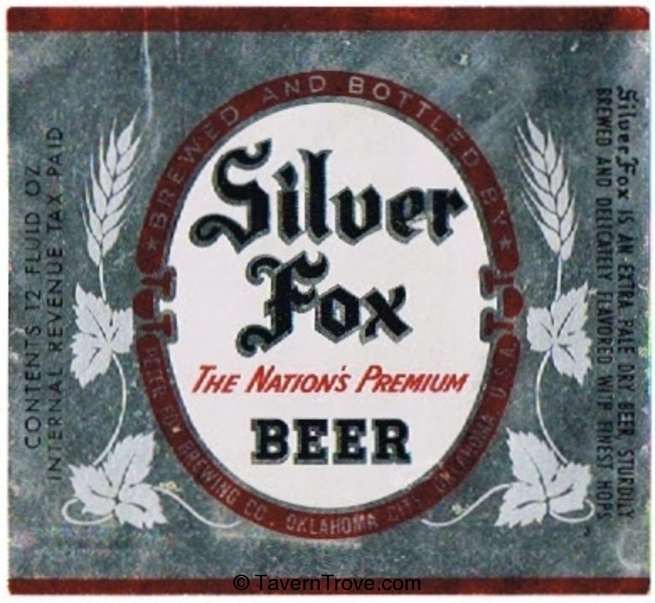 Silver Fox Beer 