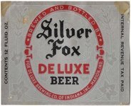 Silver Fox De Luxe Beer