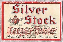 Silver Stock Lager Beer