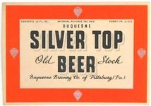 Silver Top Beer