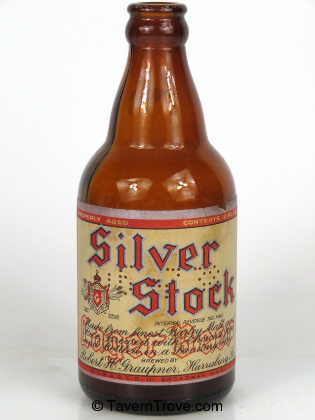 Silver Stock Lager Beer